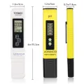 PH and TDS Meter, 3-In-1 TDS EC Temperature Tester, Test Pen and Soil Test Kit, Light & PH for Home and Garden. 