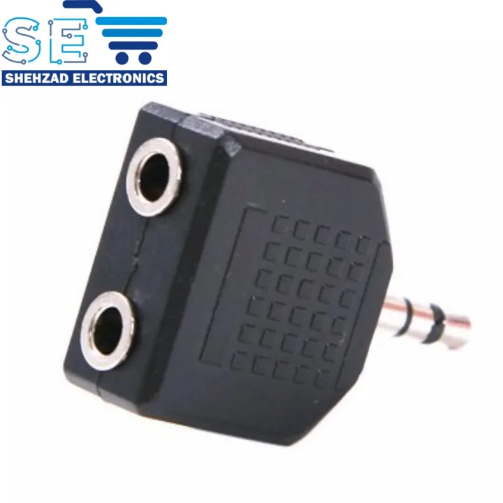 5PCS%203.5mm%20Male%20plug%20to%20Female%20jack%203.5%20Audio%20Connector%202%20in%201%20Stereo%20Headset%20Dual%20Track%20Headphone%202%20Way%20-%20Image%203
