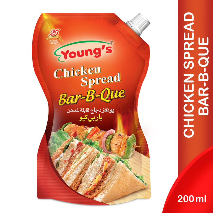 Youngs Chicken Spread BBQ 200 ml