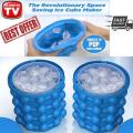 Ice Cube Maker Genie Space Saving Ice Genie Silicone Ice Bucket Kitchen. 