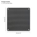 5pcs 8cm 9cm 12cm 14cm Black Square Fan Filter PC computer mesh dustproof case cover 80 90 120 140mm Fan Dust Filter Cooler. 