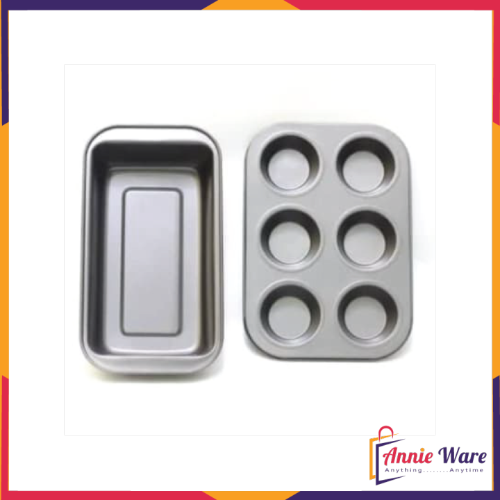 Fruit%20Cake%20Mold%20Non%20Stick%20Bread%20Loaf%20And%206%20Muffin%20&%20Cupcake%20%20Baking%20Tray%20-%20Image%203
