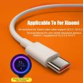For Xiaomi Original 6A USB Type C Cable For Xiaomi 12 12T 11T 13 Pro Ultra USB C Cable For Redmi Note 10 11 12 Pro Fast Charging. 