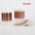 50PCS/Lot Medical Alcohol Disposable Emergency Cotton Stick Iodine Disinfected Swab First Aid For Children Adults Baby Jessica. 
