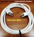 Flexible Extension Cable with 2-Pin Male Female Electric Plug and Socket for Multipurpose uses. 