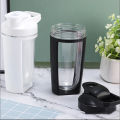 500ml Sport Shaker Bottle with Lid Flip Cover Precise Scale Leak-proof Protein Shakes Water Bottle Outdoor Activities Mixing Cup Small. 