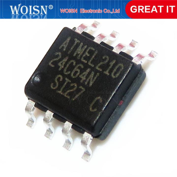 5 pcs/lot AT24C64N AT24C64N-SU27 ST24C64WP 24C64RP 24C64WP 24C64 SOP-8 In Stock