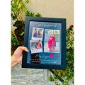 ♥️FREE Shipping+COD ♥Moon Shape Customized Picture Photo Frame, Customized Frame with Calendar + Customized Message with upto  Pictures in Moon Shape, Customized Photo Frame, Birthday Gift, Anniversary Gift, Wedding Gift, Gift for Friends. 