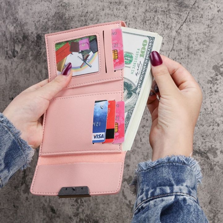 %E3%80%90High-quality%E3%80%91%20New%20Fashion%20Small%20Short%20Wallet%20Foldable%20Cute%20Mini%20Wallets%20Cat%20Shaped%20Buckle%20Personality%20Women%20Purses%20-%20Image%203