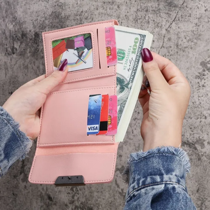 %E3%80%90High-quality%E3%80%91%20New%20Fashion%20Small%20Short%20Wallet%20Foldable%20Cute%20Mini%20Wallets%20Cat%20Shaped%20Buckle%20Personality%20Women%20Purses%20-%20Image%203
