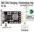 lithium battery charging module Power bank circuit chip MH-CD42 DC 5V 3A Boost Battery Protection 3A fast charging module circuit charging module 5v 3a 2a18650 battery charging module Lithium battery discharging chip  Lithium battery charger board tp4056. 