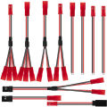 11PCS JST Plug Splitter JST Male Female Y Cable JST to JR Adapter for Traxxas TRX-4 RC Car Cooling Fan ESC Battery Motor. 