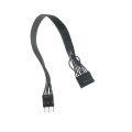 HD Audio 13Pin Female to 8Pin Male Converter Cable Cord 22AWG Wire For Lenovo Motherboard connection HOST Front Panel 20cm. 