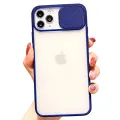 Iphone 11 Window Shutter Slide Camera Protective Case Lens Protection Anti-fall Back Cover. 