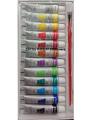 Keep Smiling Acrylic Colour Paints - Pack of 12. 