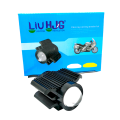 AKE 1-PCS HJG Mini Driving Dragon Eye Motorcycle Led Light 20w Dual Tone 3-Wires Fog Led For motorcycle, Car, Jeep without Flasher. 