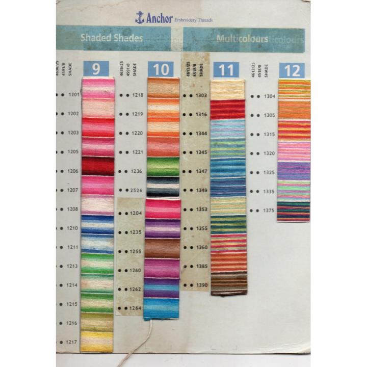 Pack of 3pcs - Anchor Embroidery Pearl Cotton Skiens Threads Order from Shade Card numbers-KS