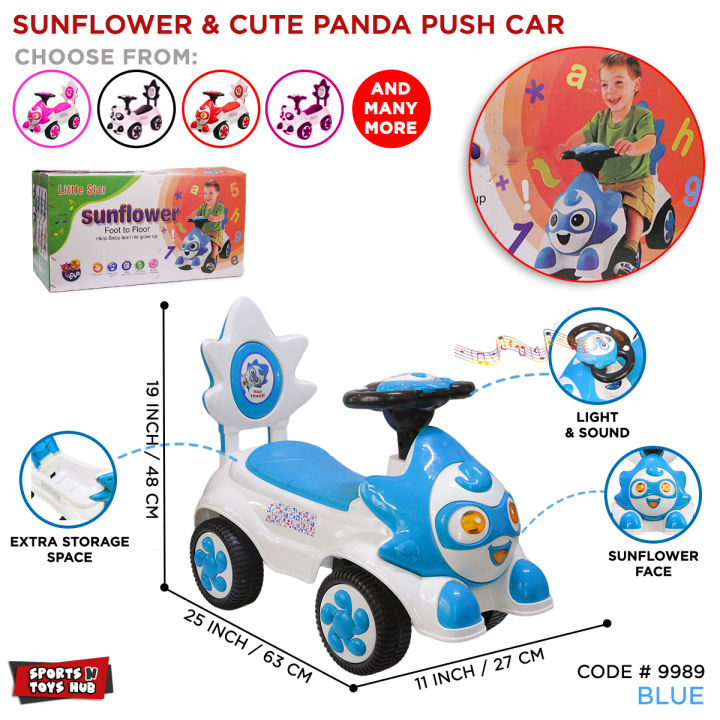 Little%20Star%20Cute%20Panda%20Face%20Ride%20on%20Car%20with%20Under%20Seat%20Storage,%20Push%20Car%20For%20Toddlers%20with%20Melody%20Horn%20&%20Flash%20Light%20Steering,%20Baby%20Cartoon%20Car%20Four%20Wheel%20Buggy%20Suitable%20for%201%20year%20and%20above%20children%20for%20both%20Outdoor%20&%20Indoor%20Fun%20Play%20&%20Development%20-%20Image%202