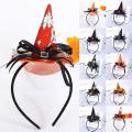 Halloween Witch Party Headband Unique Design Headband Mini Pointy Witch Hat Hair Hoop Hairband Accessories Cosplay Party Decor. 