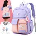 Rabify Korean Girls Style Multi-Pockets Premium Trendy School Bag Backpack for School Girls Primary Section School Bag for Girls. 