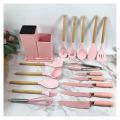 20  Sets Of Silicone Kitchenware Spoon And Quality Knife. 