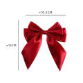 Gift box ribbon shower series red wine perfume bottle DIY ear hanging decoration bow. 