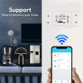 WiFi Smart Light Switch Tuya/Smart Life APP Wireless WiFi Smart Breaker LED Light Remote Control With Alexa Google Smart Home. 