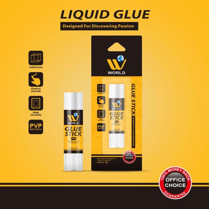 Pack of 2 WBM Multipurpose Glue Stick - Art & Craft Adhesive Glue