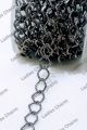 Stylish Chain Metal Square - 3 Yards Elegant Link Chains for Crafting – Silver and Gun Black Elegant Chain Links for DIY Jewelry, and Accessories Purse Clutches Cross Body Bags Chain. 