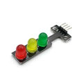 Mini 5V Traffic Light LED Display Module for Arduino Red Yellow Green 5mm LED RGB -Traffic Light for Traffic Light System Model. 