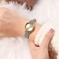 ZUNPAI Women's Watch, Waterproof Stainless Steel Square Wristwatch. 