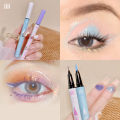 Baby Blue Glitter Eyeliner Pen Galaxy Highlighter Eyeshadow Silkworm Pencil Long-lasting Diamond Shiny Eye Makeup Waterproof. 