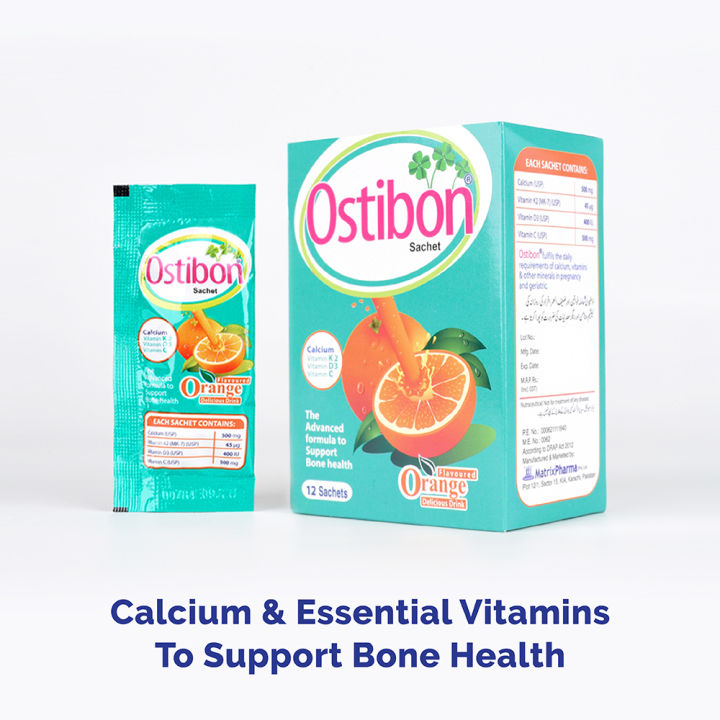 Ostibon® Sachet - Calcium Supplement for Bone & Joint Health | Matrix Pharma