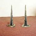 Dubai Burj Khalifa Souvenir Gold Metal Statue Sculpture (12cm) Collectible Monument Decorative Showpiece for Car Dashboard | Office Workstation Desk | Home Décor Tabletop. 