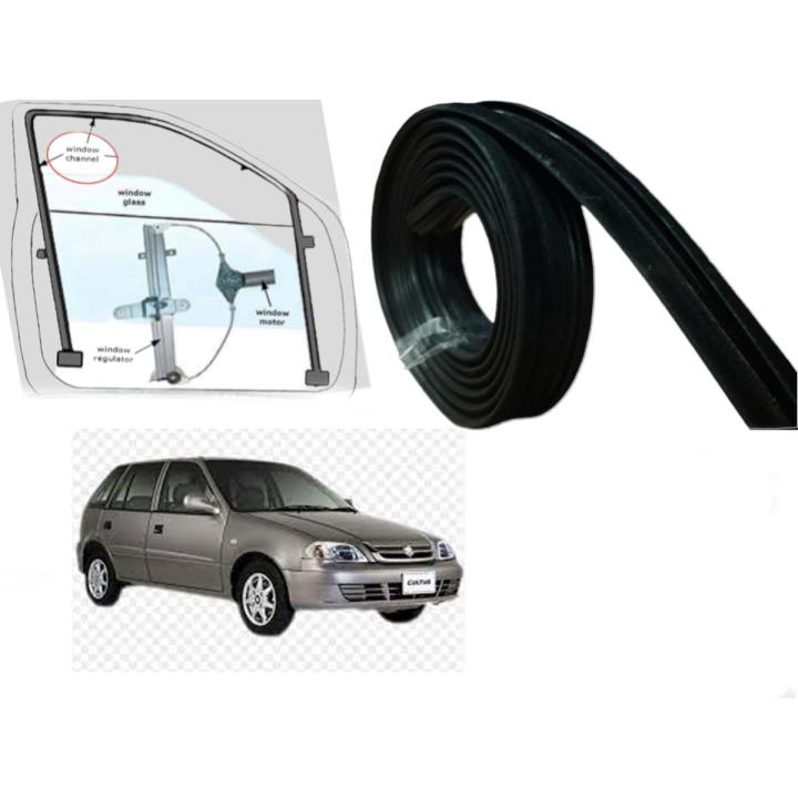 Pack of 1 Universal Car Door Glass channel rubber high quality