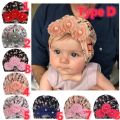 BBWORLD Soft Newborn Baby Girls Caps Cotton Baby Hat Infant Turban Elastic Floral Caps. 