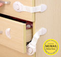 Child Safety Lock Baby Child Safety Care Plastic Locks With Baby Protection Child Safety Drawer Door Cabinet Cupboard - Pack of 5 Pcs.. 