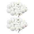 80pcs 20mm Felt Feet Pad Skid Glide Nail Protector Furniture Chair Table Leg. 
