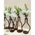 Wooden Vases Set 5 Pieces. 
