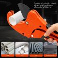 63mm PVC Pipe Cutter, Manual Pipe Cutter Plastic, PE Pipe Cutter for Cutting PVC Pipe, CPVC Pipe, PE-X Pipe, PE Pipe, 63mm Professional Plastic Pipe Cutter with Rubber Handle. 