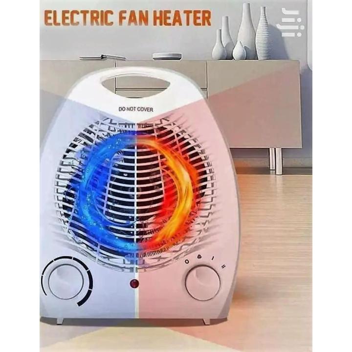 Electric Fan Heater with 2 heat setting and temperature controller