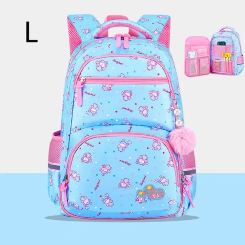 ZF Girls Backpack for Girls School Lightweight Bookbag for Children 3 to 5 Class School Bag for Girls Daraz.pk