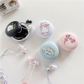 1 Set Abs Silica Gel Cartoon Cat Paw Headset Portable Earphone Carrying Bag Hands Free Bass Earplugs Cute Storage Hard Bag. 