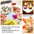 60Pcs Macaron Ketchup Ice Cream Sauce Sauce Droppers Cupcakes Stuffed Dispenser Transfer Pipettes. 