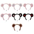 【ETOP】Lolita Plush Hair Hoop Animal Bear Ears Headwear Furry Headband Cute Headpiece Anime Fancy Dress Cosplay Accessories. 