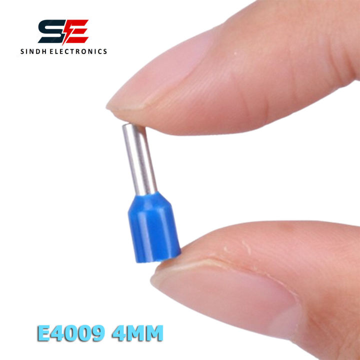 50PCS - E4009 Tubular Wire Connector Terminal Cable Crimp Cable Sleeve for 4mm