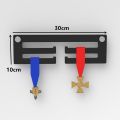Sports Trophy Medal Display Stand Acrylic Medal Hanger Black. 