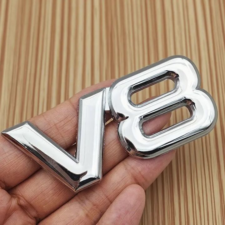 1x%20Metal%20V8%20Emblem%20Car%20Engine%20Logo%20V-8%20Turbo%20Racing%20-%20Image%202
