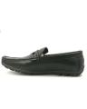 Black Casual Moccasins Shoes For Men. 