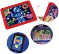 3D Magic Pad LED Writing Board For Kids Plastic Creative Art Magic Board With Pen Brush Children Clipboard Educational Set. 